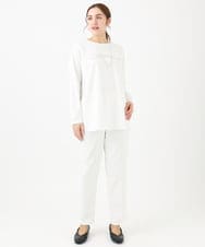 OLKDA04059 eur3(エウルキューブ) 【大きいサイズ】コットンロゴTシャツ ホワイト(90)