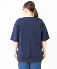OLKGV36049 eur3(エウルキューブ) 【大きいサイズ】20th アニバーサリーTシャツ ネイビー(57)（WEB限定カラー）