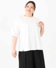OLKGV36049 eur3(エウルキューブ) 【大きいサイズ】20th アニバーサリーTシャツ ホワイト(90)