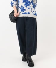 OLLCA09109 eur3(エウルキューブ) 【大きいサイズ】カーブデニムパンツ ネイビー(57)