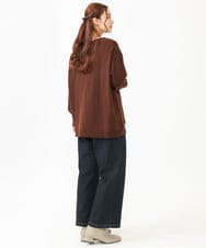 OLLLV07099 eur3(エウルキューブ) 【大きいサイズ】ブロッキングデニムパンツ ネイビー(57)