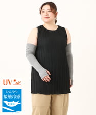 OZTJV01029 eur3(エウルキューブ) 【接触冷感/UVカット】アームカバー グレー(92)