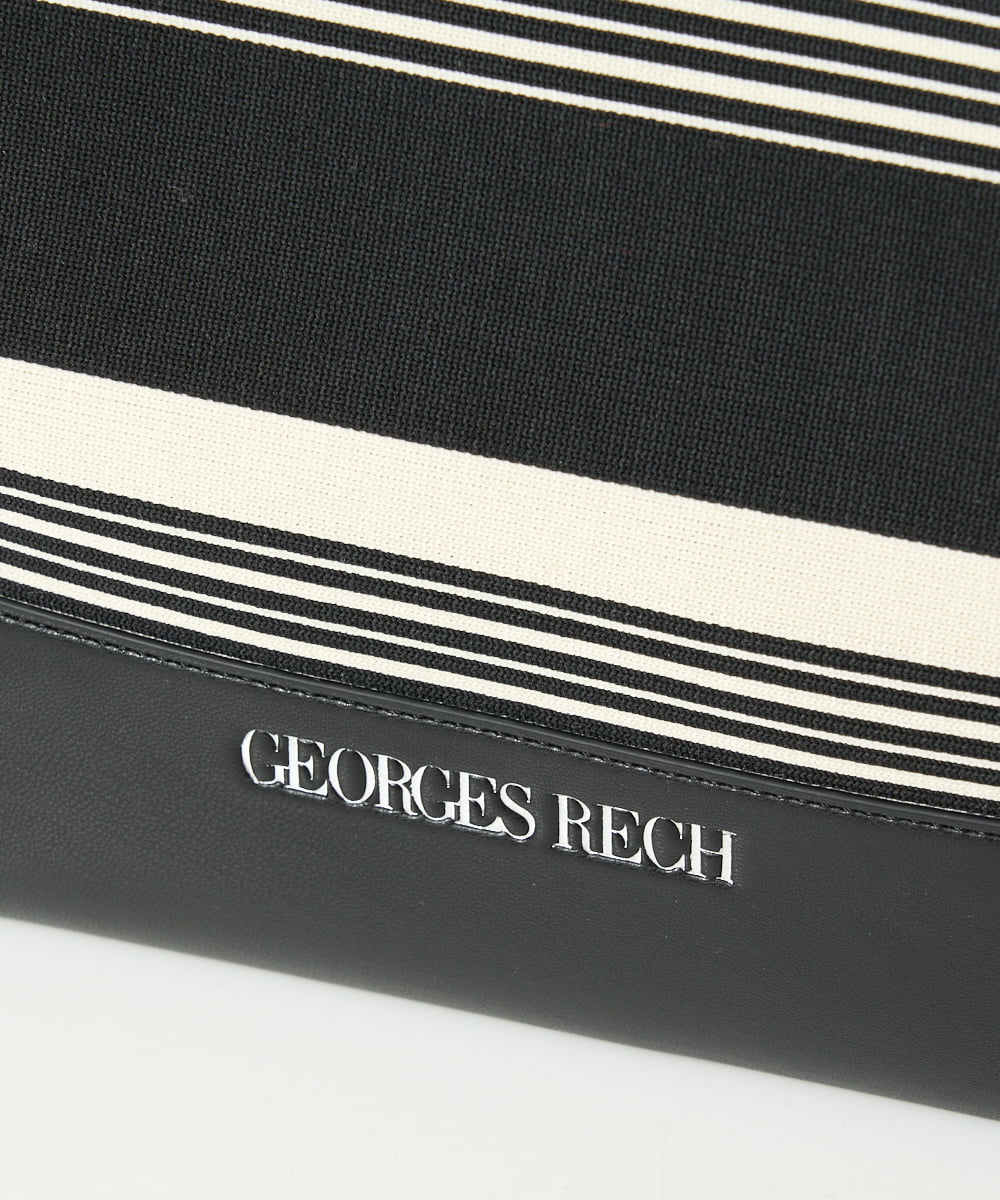 PG5AA37190 GEORGES RECH(ジョルジュ・レッシュ) ニットトートバッグ ブラック系