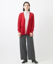 PHKAB13150 GEORGES RECH(小さいサイズ)(メゾン ドゥ サンク) カシミヤ混ボトルネックジャージーカットソー ライトグレー