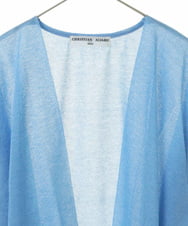 PJSHW11320 CHRISTIAN AUJARD Lサイズ(クリスチャン・オジャール Lサイズ) [冷房対策・アンサンブル対応]シアーニット羽織り ブルー