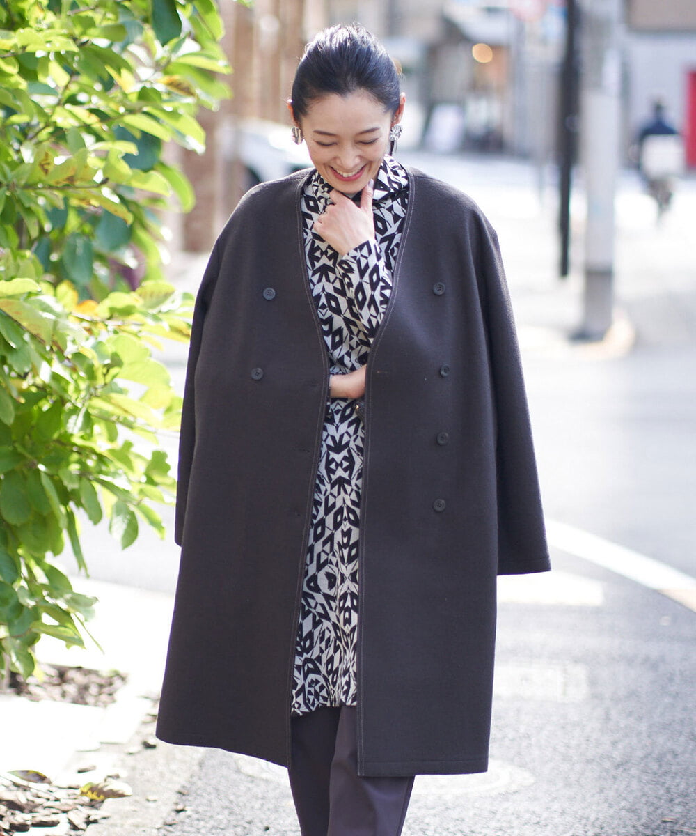 todayful /Wool Jersey Coat ウールジャージーコート www.ndc.gov.af