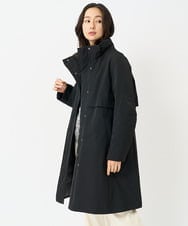 PZUAB41630 GEORGES RECH(ジョルジュ・レッシュ) ステッチレスタフタAラインロングダウン ブラック