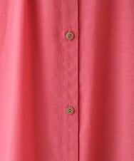 R6EGW16360 HIROKO BIS(小さいサイズ)(メゾン ドゥ サンク) 【小さいサイズ /洗濯機で洗える】スパンボイルワッシャーシャツワンピース ピンク