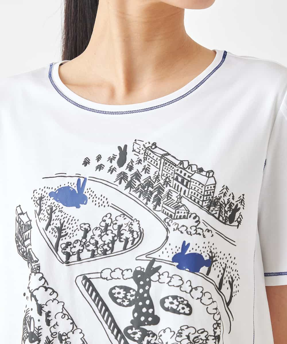 ステッチアクセントTシャツ /洗える(カットソー・Tシャツ) | HIROKO BIS(ヒロコ ビス)｜イトキンオンラインストア