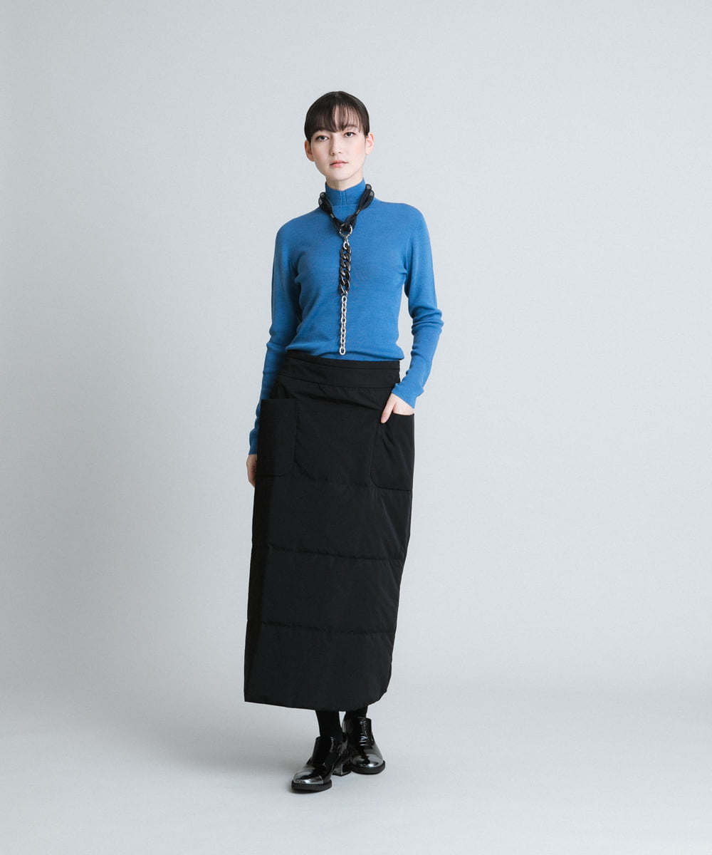 日本製】キルティングデザインスカート(ミモレ丈スカート) | HIROKO