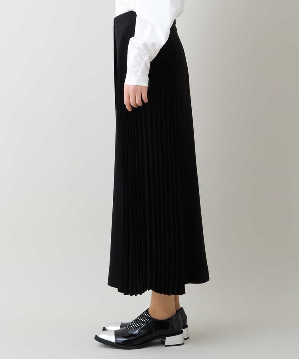 洗える】サイドプリーツデザインスカート(ミモレ丈スカート) | HIROKO