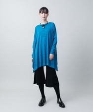 RHPLW33450 HIROKO KOSHINO(ヒロココシノ) シームレスガーメントスクエアヘムチュニック/日本製/洗える ブラック