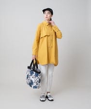 RSBEB04430 TRUNK HIROKO KOSHINO(ヒロココシノ) ストレッチバイオシャツ /洗える ブルー