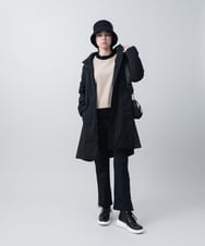 RSFAB12330 TRUNK HIROKO KOSHINO(ヒロココシノ) アシンメトリーデザインニットプルオーバー/日本製/洗える ネイビー