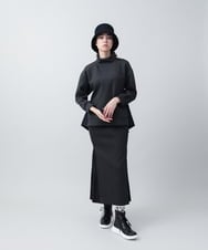 RSKAB03450 TRUNK HIROKO KOSHINO(ヒロココシノ) タフタジョイントハイネックプルオーバー /洗える ダークグレー