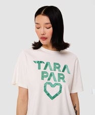 VZKGA08250 TARA JARMON(タラ ジャーモン) コットンジャージーダブルTシャツ グリーン