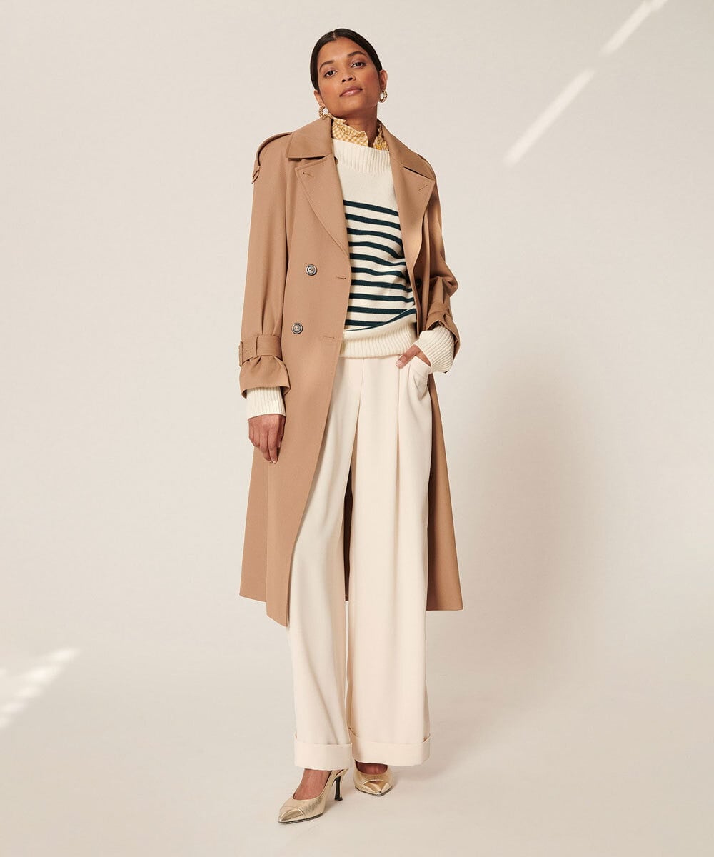 trench coat gabardine