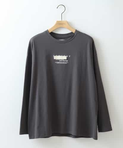 ZMKAB38080 al'aise modulation ロゴプリントロングTシャツ