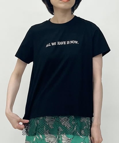 ZMKHT53089  【日本製】メッシュヘムTシャツ