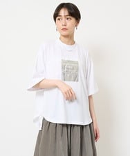 ZMKIW04098 al'aise modulation(アレーズモジュレーション) サイドジップTシャツ ホワイト