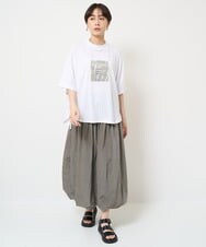 ZMKIW04098 al'aise modulation(アレーズモジュレーション) サイドジップTシャツ ホワイト