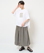 ZMKIW04098 al'aise modulation(アレーズモジュレーション) サイドジップTシャツ ホワイト